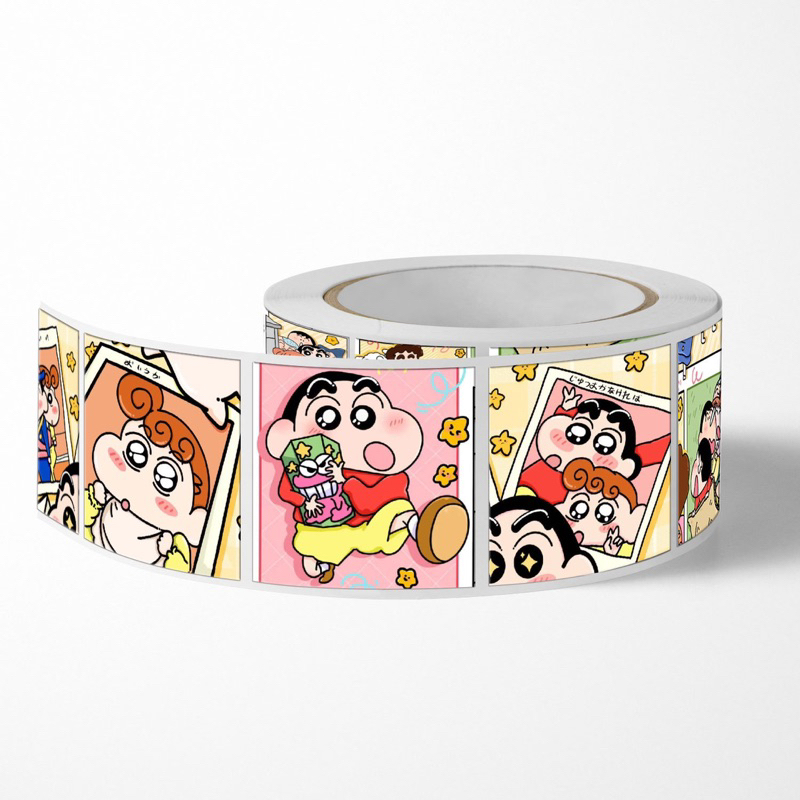 500 hình dán/ miếng dán/ Sticker Shin cậu bé bút chì trang trí, dán chống va đập laptop, điện thoại