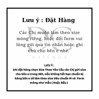 Nailbox Móng Úp Thiết Kế Sẵn Mẫu Đỏ