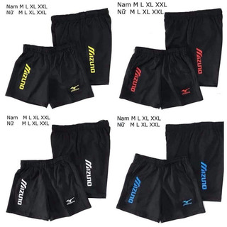 Quần đùi mizuno chữ to thể thao bóng chuyền cầu lông