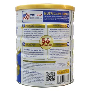 (Mẫu mới, date mới) Sữa Bột Nutricare Gold 850g