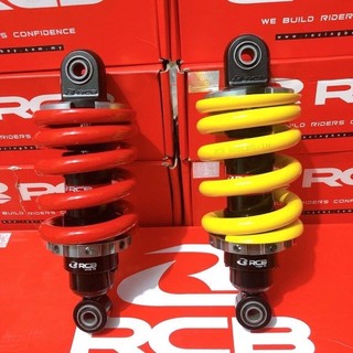 Phuộc rcb m2 đỏ & vàng size 208mm cho xe exciter 150, exciter 155vva