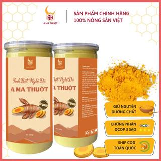 Tinh bột nghệ đỏ nguyên chất - hũ tinh bột nghệ 500g - chính hãng a ma thuột
