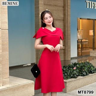 Đầm thiết kế đi tiệc tay cách điệu tùng xoè BEMINE MT8799