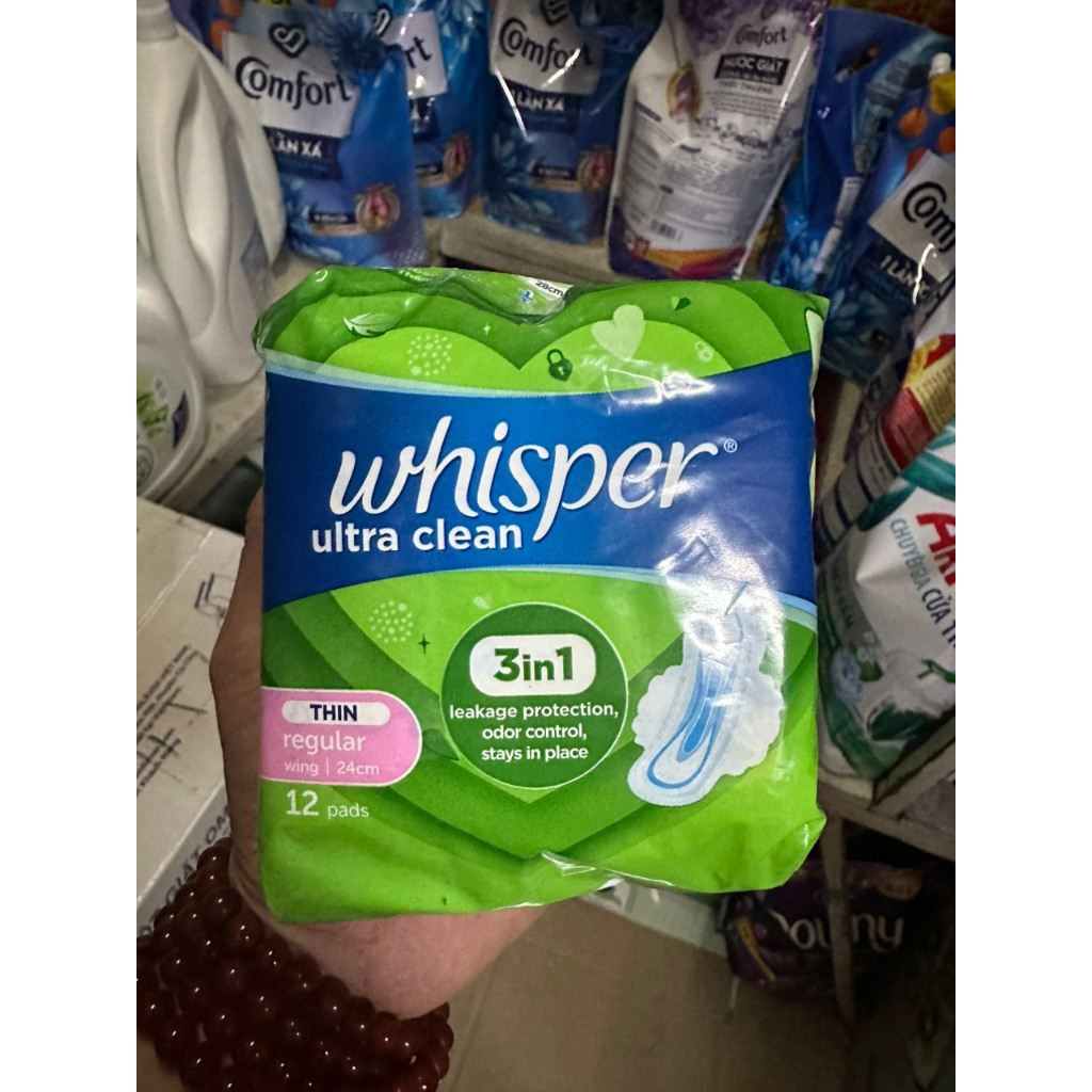 Băng vệ sinh Whisper siêu mỏng cánh 10 miếng