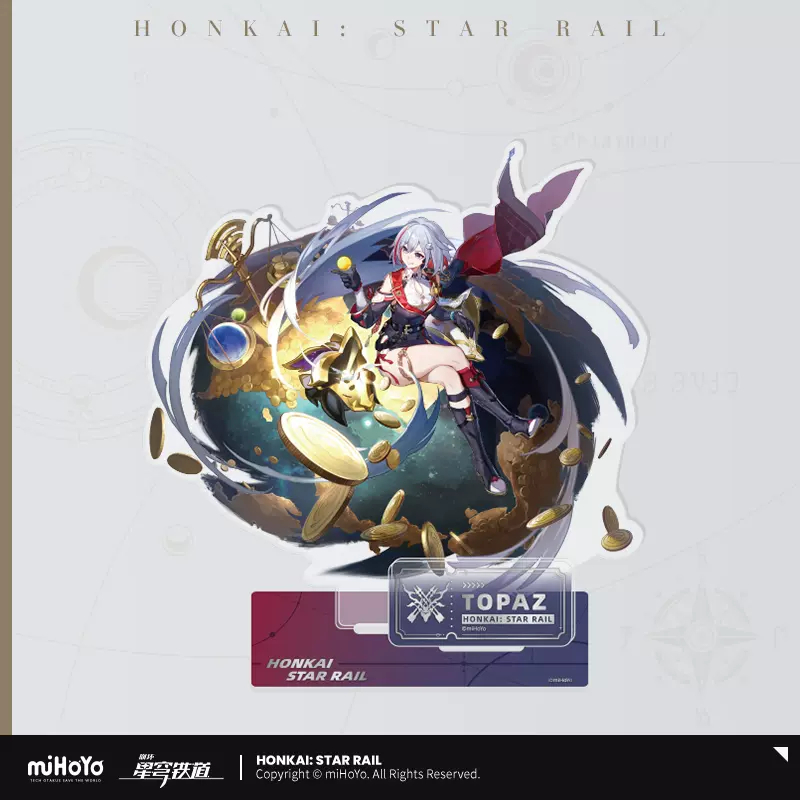 [CHÍNH HÃNG - OFFICIAL] [SẴN] Standee nhân vật Topaz - Honkai Star Rail