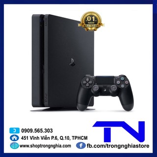 Máy ps4 slim 1tb new 100% - tùy chọn 1 hoặc 2 tay cầm - hàng chính hãng sony bảo hành 12 tháng