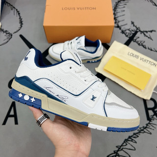 Giày thể thao lv 54 viền navy