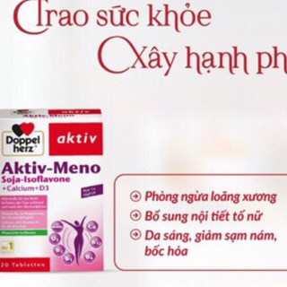Active Meno - bổ sung canxi, nội tiết tố ,điều hoà kinh nguyệt, chống lão hoá) (hàng chính hãng doppel herz Đức)