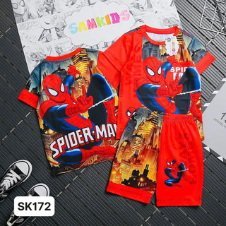 ❤ Size 8/22-24kg ❤BỘ QUẦN ÁO SIÊU NHÂN THUN LẠNH SAMKIDS
