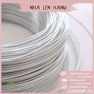 Kẽm bọc nhựa dẻo nẹp vành nón, tạo dáng thú bông (1 mét)