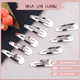 Phôi kẹp tóc inox, kẹp giọt nước 5cm-kẹp bật giọt nước 5cm