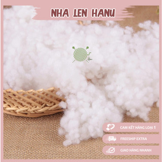 Bông Nhồi Thú/Gấu Len - Bông Bi - Bông Gòn