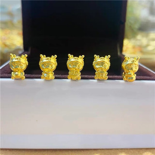 Charm tuổi Rồng 24k,charm con giáp Thìn 24k size mini Minh Tâm Jewelry