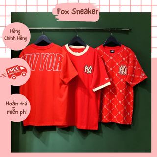 Áo Thun New Era Ny Đỏ Bo Kem CODE: 13038749 Hàng Chính Hãng | Fox Sneaker