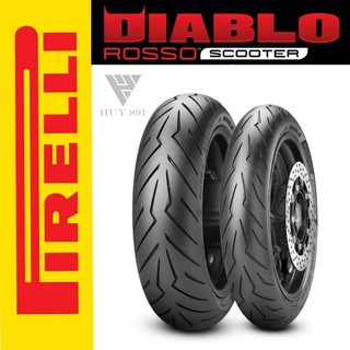 Vỏ lốp Pirelli diablo rosso size 110 70 12 và 120 70 12 
