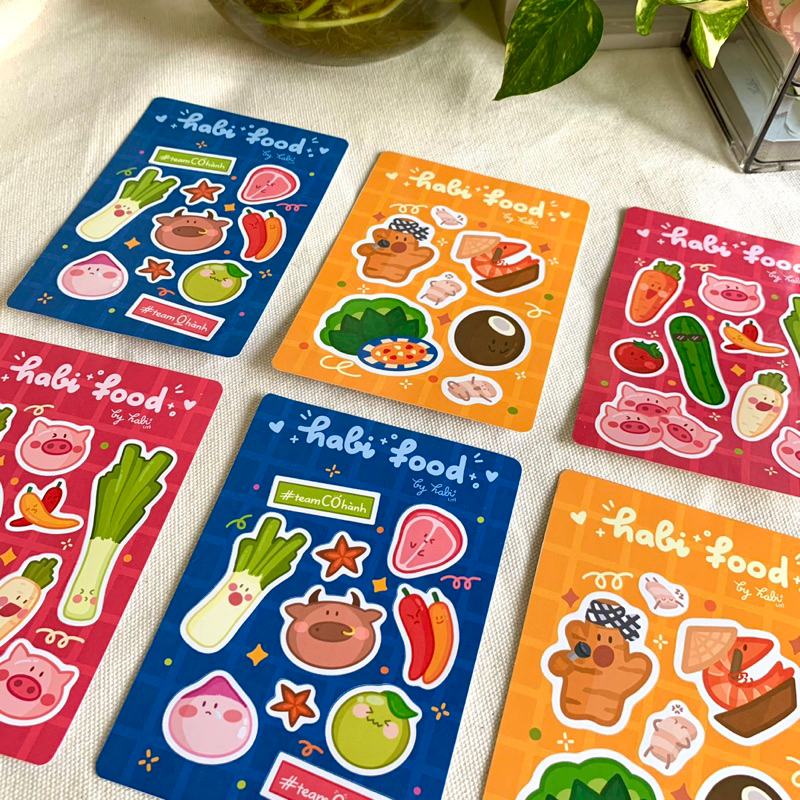 Sticker Sheet habi.liti TEE-RIFIC VIET FOOD