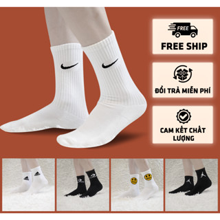 Tất vớ Nike chất liệu dệt kim cao cấp 100% cotton giành cho nam nữ cổ lửng,cổ cao, cổ trung thời trang thể thao 4 mùa