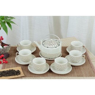 Ấm Chén Uống Trà, Ấm Chén Men Rạn Bát Tràng