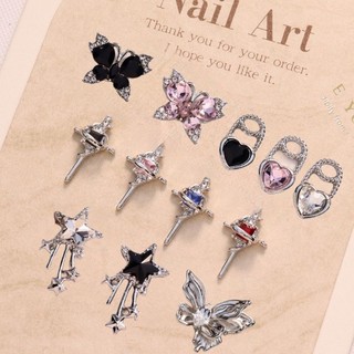Charm nail đính đá gắn trang trí móng tay loại sịn