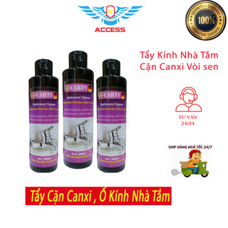 [Sạch Bóng] Tẩy Cặn Canxi, Tẩy Kính, Vòi Sen, Chậu Tắm, Gạch Men - Làm Sạch Cặn Canxi Bể Cá - Nước Lau Vách Kính Nhà Tắm