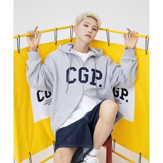 Áo khoác Hoodie Unisex CGP Signature Logo khóa zip 2 chiều