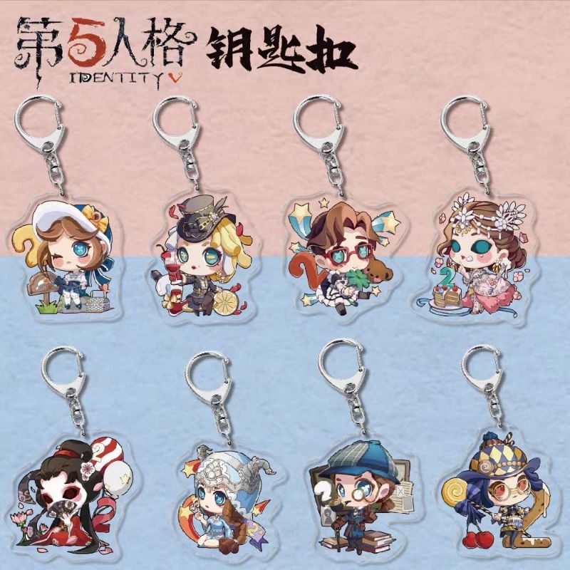 Móc khóa keychain Idv Identity V sinh nhật