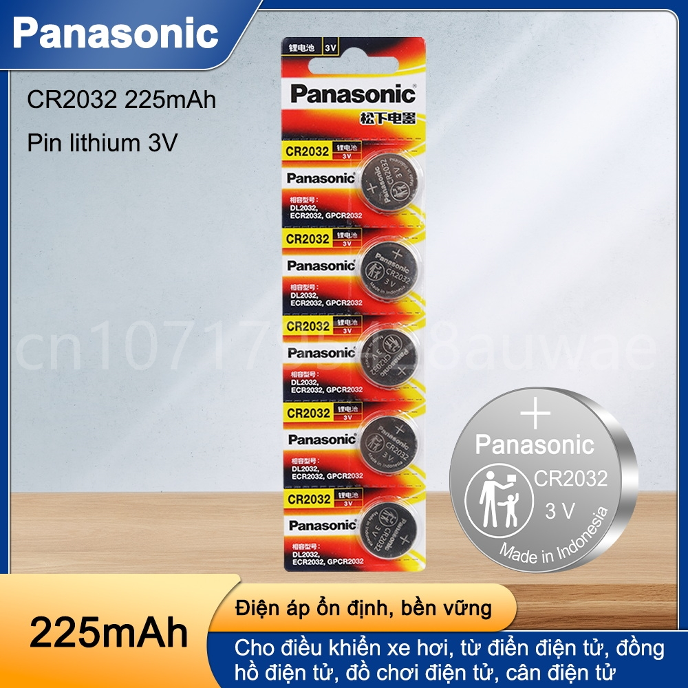 PIN PANASONIC CR2032 LITHIUM 3V - Pin Lithium 3V