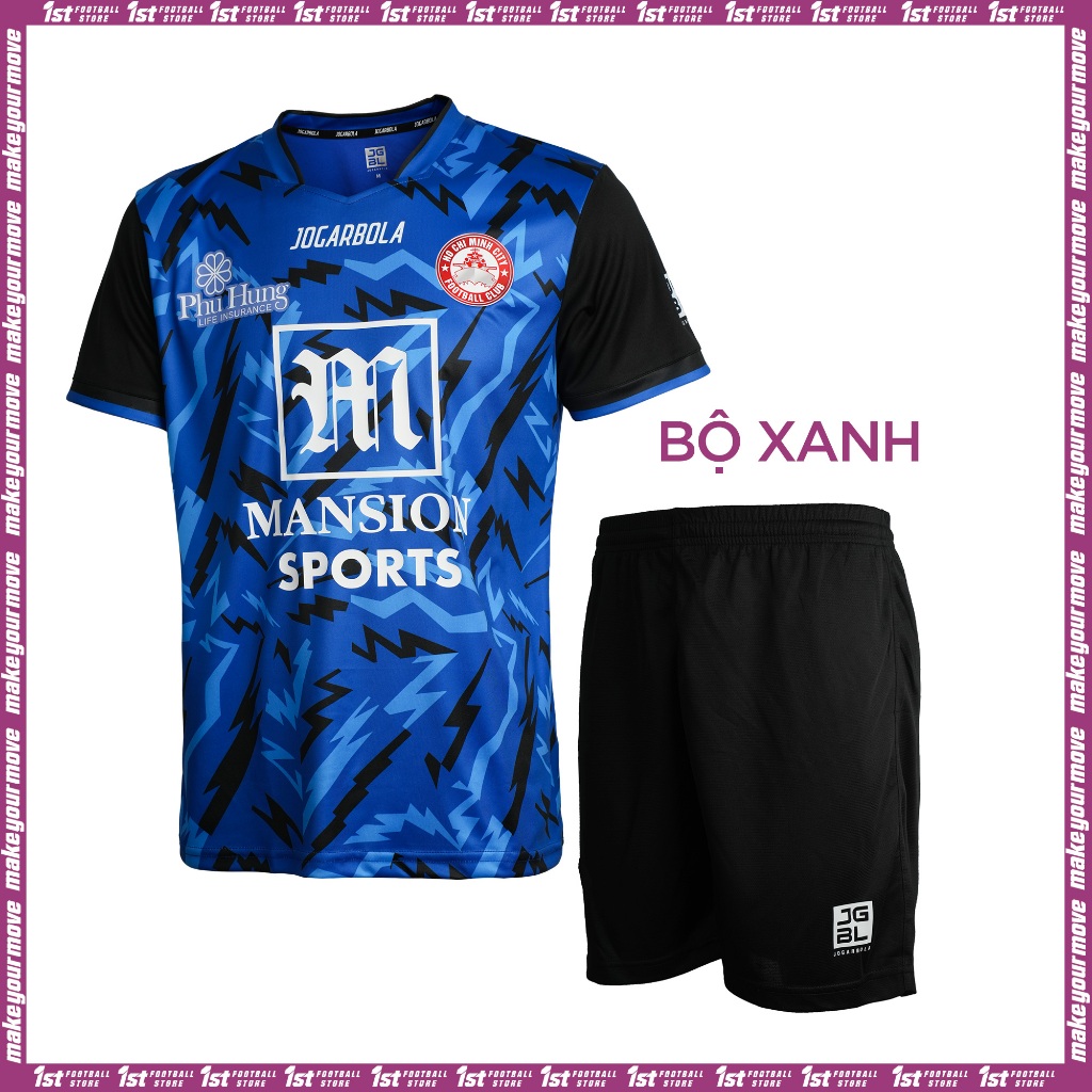 Bộ quần áo thi đấu bóng đá CLB TP Hồ Chí Minh 2024 - Jogarbola