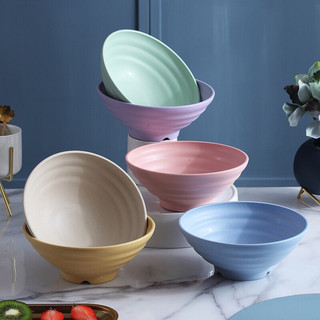 Tô Bát ăn cơm lúa mạch gợn sóng- đường kính 17cm