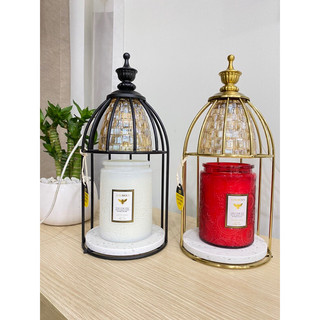 [ Có Hẹn Giờ + Chỉnh Sáng] Đèn Đốt Nến Thơm Hình Lồng Chim