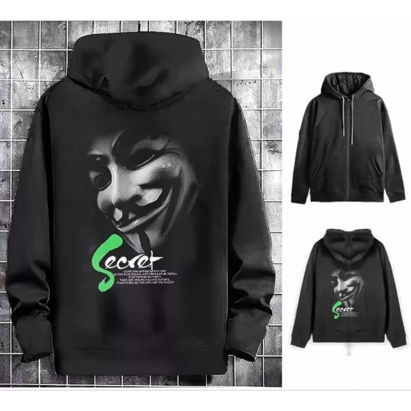 áo khoác hoodie uniset nam nữ có 4 túi khóa kéo chất đẹp.