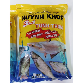 Cám câu cá huỳnh khoa tổng hợp 3in1 tanh thơm
