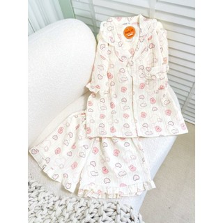 Sét bộ đùi pyjama gân hình