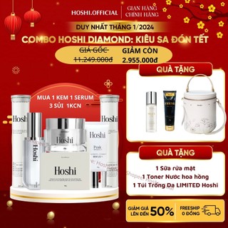 [ GIẢM 75%] Bộ mờ nám, trắng da Hoshi Nhật Bản Combo Hoshi Diamond