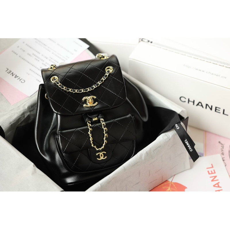 Balo nữ Cha.nel mini chất da mềm size 22cm fullbox