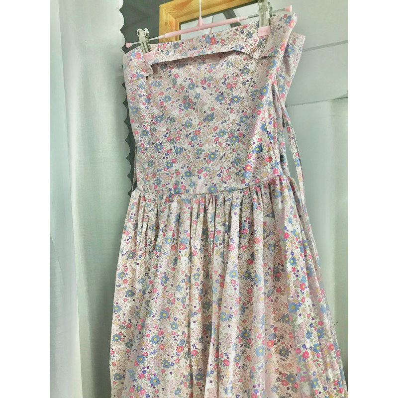 Selina dress Váy dài đi tiệc váy dài cho nữ summer flower dress dáng dài
