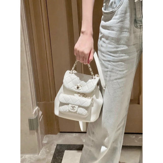 Balo nữ Cha.nel mini chất da mềm size 22cm fullbox