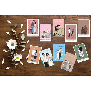 Thiệp cặp đôi (couple) đáng yêu (đi đơn tối thiểu 20 thiệp ạ)