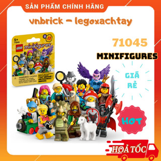  LEGO Minifigures 71045 Nhân Vật Nhỏ  mở hộp check  