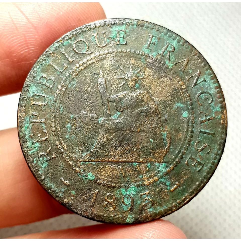 Xu Đông Dương💥Thẻ bài BPCN 1893 ( năm hiếm)