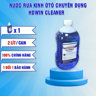 Nước rửa kính ô tô chuyên dụng hdwin cleaner, 1 can 2l nước rửa ô tô hàng xịn