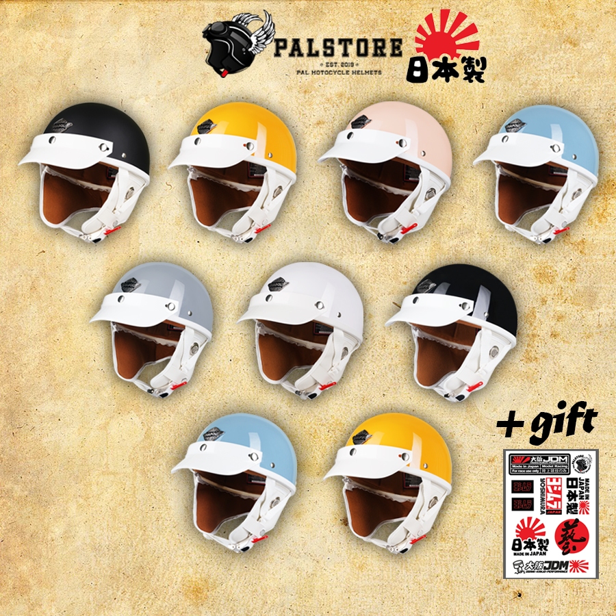 Mũ bảo hiểm Napoli N120 Pug Ver.2 - White cao cấp phong cách Nhật Bản - Đủ màu