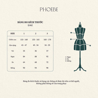 PHOEBE - Váy lấp lánh thiết kế thắt eo đứng form