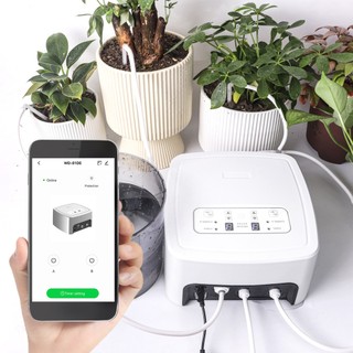Máy Tưới cây tự động, hẹn giờ điều khiển tưới bằng SmartPhone qua WIFI, Công suất cao, phun mưa, phun sương, nhỏ giọt