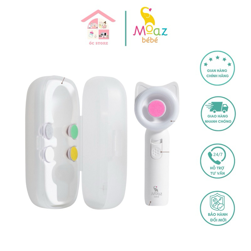 MÁY DŨA MÓNG TAY CHO BÉ MOAZBEBE MB080 (Ốcbabystore)
