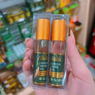 Dầu lăn thảo dược Green Herb Thái Lan Hàng Thật