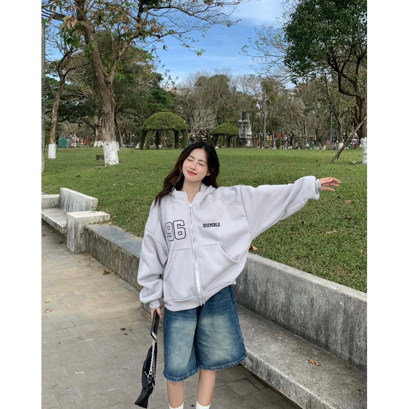 Áo Khoác Zip DUMBLE BOXY Form Rộng_22Nastore