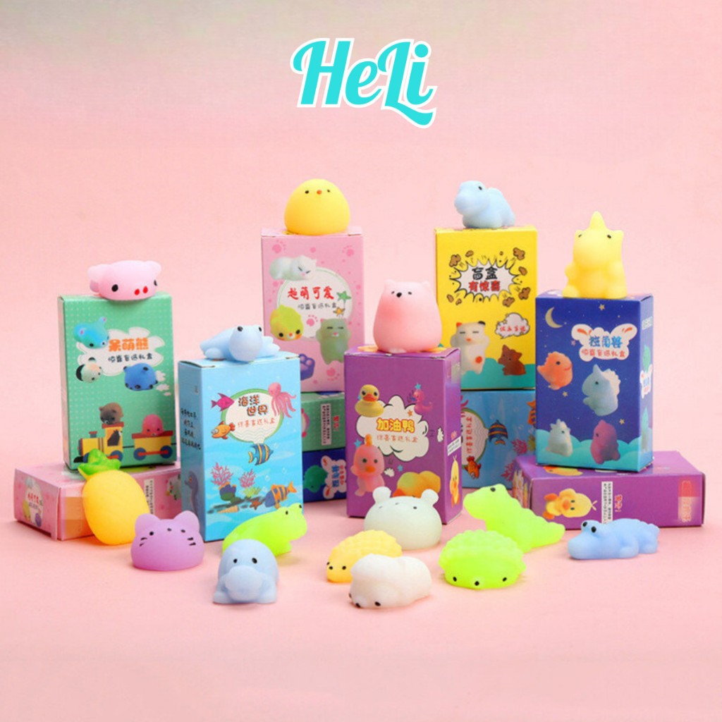 ĐỒ CHƠI MOCHI SQUISHY MAY MẮN BẤT NGỜ NHẪU NHIÊN MỀM DẺO GIẢM STRESS HÌNH