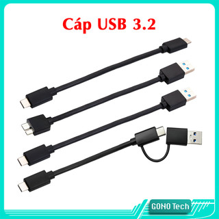 Cáp USB 3.0 Type C cho ổ cứng di động Box SSD M2 SATA NVME HDD 2.5 3.5 inch