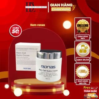 Chính hãng) kem ronas, kem dưỡng ẩm da mặt ronas stem cell care hydro cream 100ml